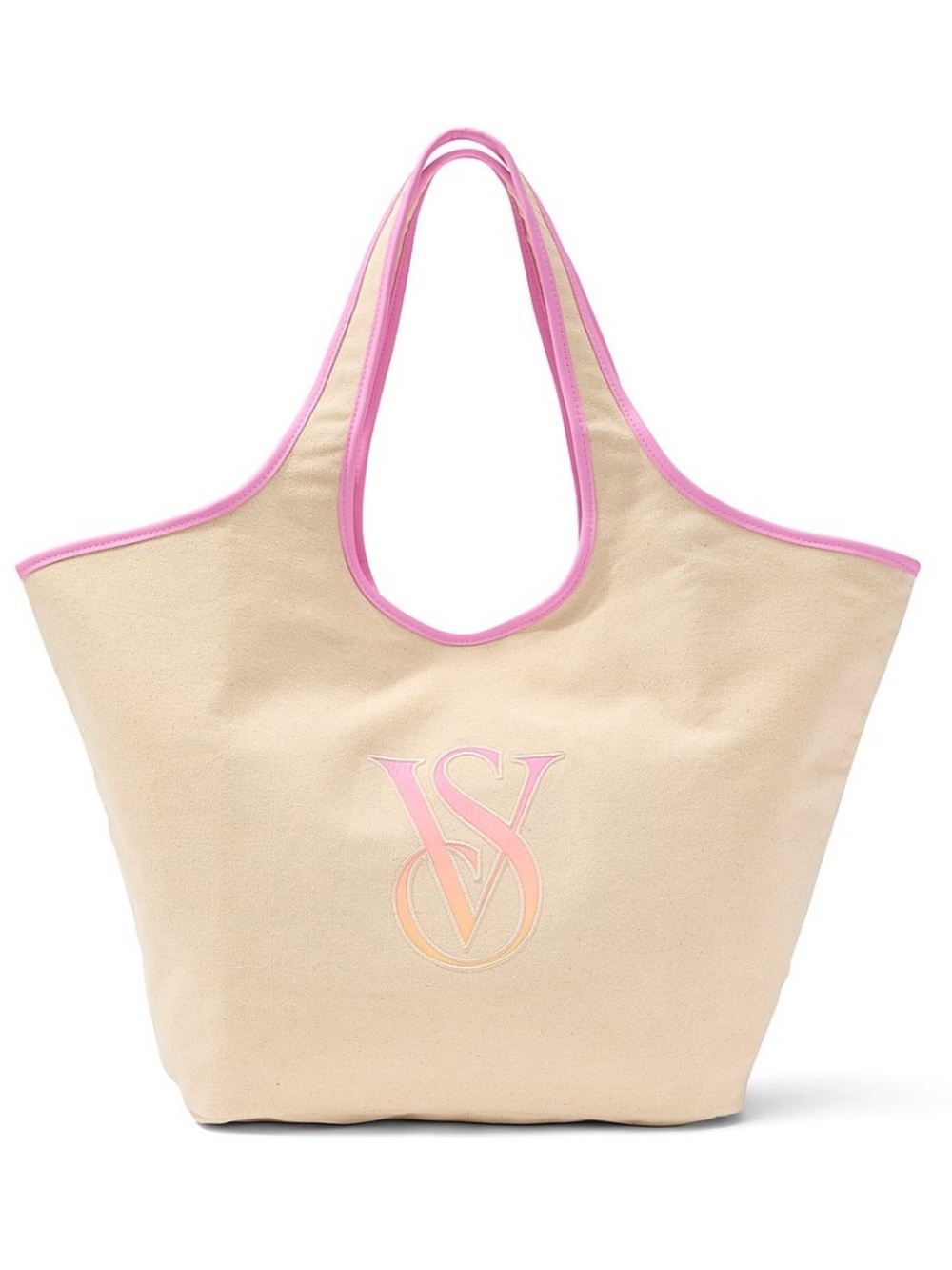 Victoria's Secret Ombré Monogram Logo Tote Bag
